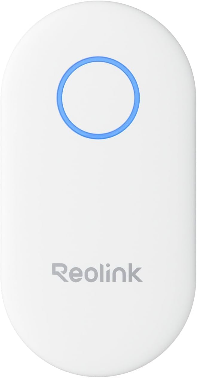 Dzwonek cyfrowy Reolink, kompatybilny TYLKO z wideodomofonem WiFi/PoE ze sprzętem w wersji V2 lub nowszej, Działa z dzwonkiem do drzwi zasilanym baterią, Chime Plus