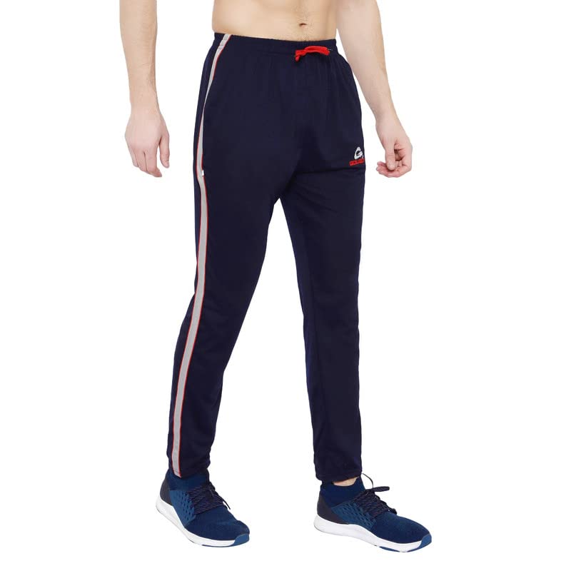Image of GOLAZO Regular Fit Multicolor Cotton Track Pants for Men with Comfort and Style in Your Athelisure Wear