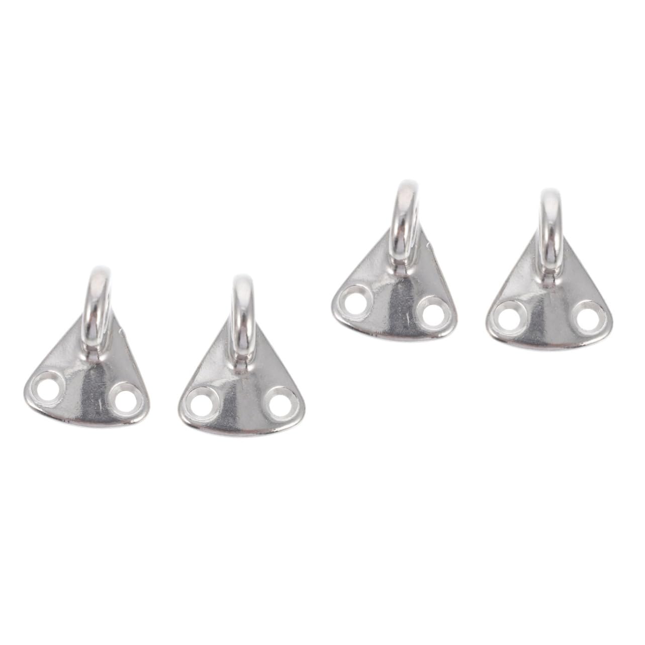 Abaodam 5sets Durable Silver Hooks Boat Yacht Wear Resistant Steel Hooks 2pcs*5