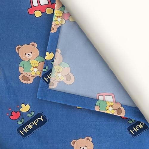 Image of Weave & Decor Cotton Feel Kids Bedsheet Double Bed 90x90 inches, Soft Fabric, Includes 2 Pillow Covers 20x30 inches