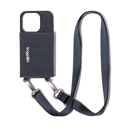 Baggallini Women's On The Go IPhone Card Case Crossbody French Navy One Size