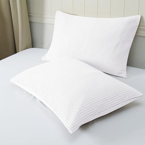 Zaizaihome WAFFLE Weave Bed Pillow Shams thumb #4