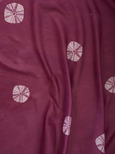 Image of Satrani Women's Chanderi Cotton Printed Ready To Wear One Minute Pre Pleated Readymade Saree with Unstitched Blouse Piece