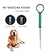 Cat Pill Shooter, Pet Pill Gun for Cats and Dogs, Pet Medicine Dispenser for Small Animals, Dog Piller Shooter with Fixed Soft Tip (Anti-Fall) (Blue)