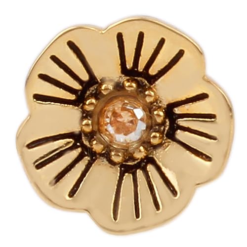 COACH Tea Rose Stud Earrings2