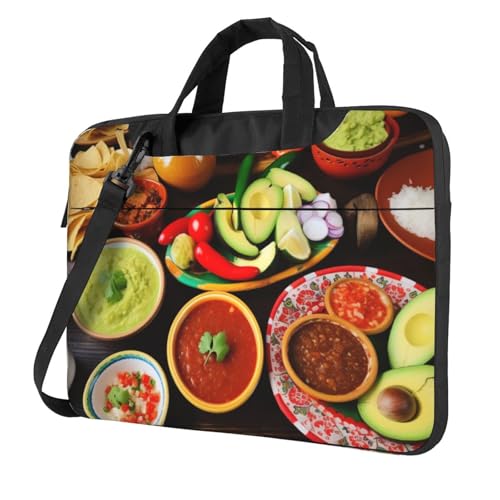 Sac pour ordinateur portable imprimé mexicain aux finitions antichocs premium