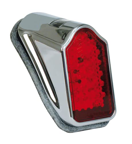 Tombstone Style - Luz trasera para coche (cromo, ECE
