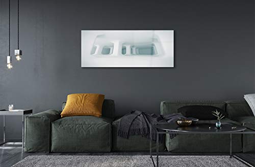 Tableau impression sur verre acrylique Tulup 125x50cm avec support blanc 3D