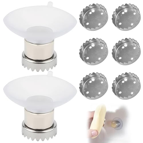 Confezione Da 2 Porta Sapone Magnetico Portasapone Portasapones Magnetico Include 8 Portasapone - Non Richiede Foratura - Montaggio Robusto per Doccia Lavandino Bagno
