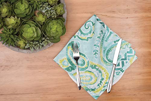 Set de 6 Servilletas de Algodón Azul C&F Home miniatura 4