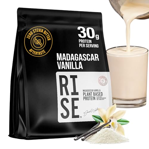 Image of Plant-Based Protein Powder for Men and Women - 30g Complete Plant Protein and 3g Leucine, Zero Bloat, Delicious Taste and Smooth Texture, Madagascar Vanilla, 15 Servings - Scoop Not Included