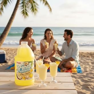 Snappy Frosti Tropics Mix & Match Slushie Syrups, Pick Any 6 Slushie Mixes, Slushie Mix for Frozen Drink Machine, Slushy Syrups for Granita, Slush Mix for Smoothie Blends, 1/2 Gallon