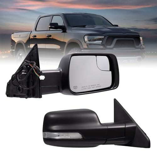 xingsichuang Passenger Side Mirror For 2019-2026 Ram 1500(8+2Pin Black) by xingsichuang - Used condition - US$134.63