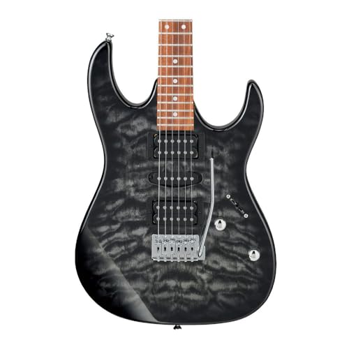 ibanez gio series grx70qa - transparent black sunburst
