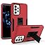 Funda de Soporte Magnético para Auto con Pie para Samsung Galaxy A53 5G Rojo