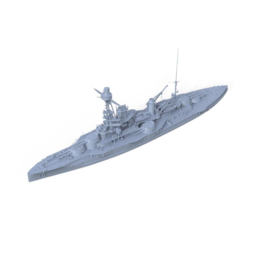 Pancernik niepomalowany model wojskowy 1/350 Pancernik francuskiej marynarki wojennej Courbet