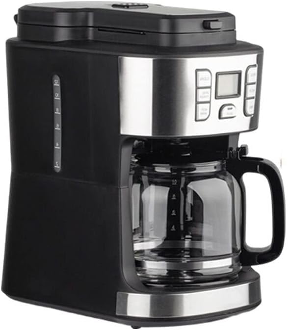 Coffee Machines Automatic Drip Coffee Machine Kitchen Bean Grinder 2 in 1 LED-Display Intelligent Keep Warm Home Commercial