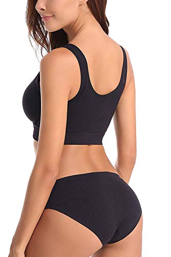 HOFISH Women's Seamless Maternity Sleep Bras Breastfeeding...