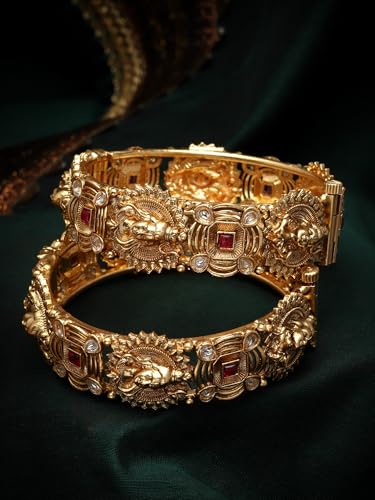 Image of Shining Diva Fashion Bangles for Women Girls Set of 2 Traditional Stylish Design