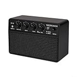 Gitarrenverstärker Lautsprecher Tragbarer Akustik-E-Gitarren-Lautsprecher Schwarz Gitarrenteile Persönlicher Monitor-Verstärker Elektrischer Drum-Verstärker