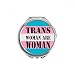 Trans Woman Support LGBT Transgender Hand Compact Mirror Round Portable Pocket Glass
