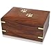 Memorial Gallery Forever Paw Prints Wooden Box Pet Urn - Plain