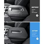 INTGET Center Console Armrest Cover for 2026 Chevy Silverado & GMC Sierra 2019 2020 2021 2022 2023 2024 2025, Center Console Lid, Arm Rest Box Protector (Black Stitches, Jump Seat 2019-2025) - Image 3