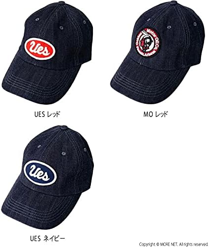 [UES] ウエス デニムキャップ 82DC メンズ レディース 日本製 帽子 ワッペン ベースボール
