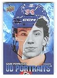 2025-26 Upper Deck UD Portraits #P-14 Gabe Perreault RC Rookie New York Rangers Series 1 NHL Hockey Trading Card