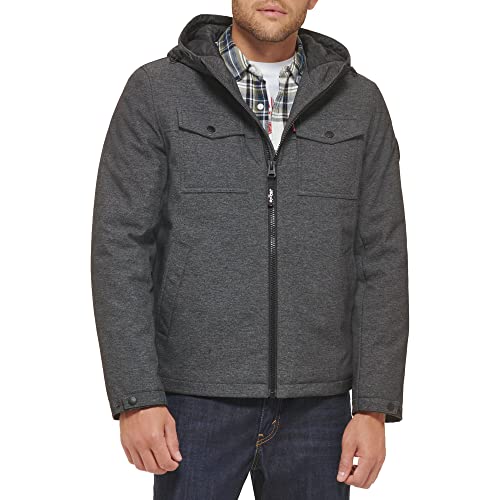 Image of Levi's Men's Soft Shell Two Pocket Hooded Trucker Jacket