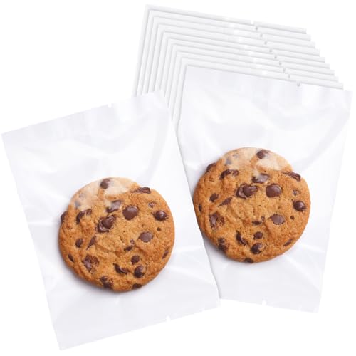Prembag 100 Pcs 5x7 Transparent Heat Seal Bags for Cookies Clear Cookie Bags with Seal Small Treat Bag for Baked Goods Brownie Packaging