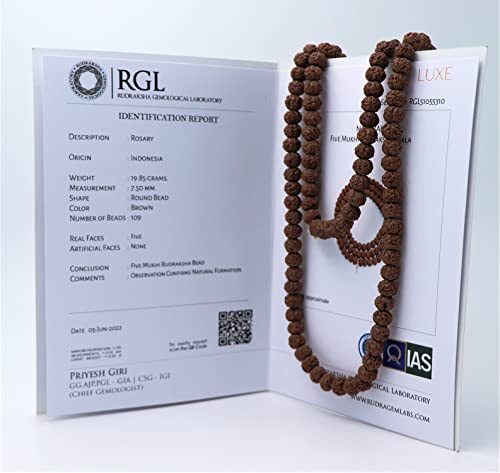 みゅう様確認用　ルドラクシャマーラー他 ルドラクシャ・マーラー8ムキ：sacred-rudraksha-mala-8mm&8ムキ