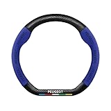 【Material transpirable】:Esta funda para volante está hecha de PU Cuero ecológica y duradera, que es resistente al desgaste, al calor/frío y antideslizante. Ligero, elegante y táctil. Esta funda para volante mantendrá tus manos calientes en invierno y frescas en verano.