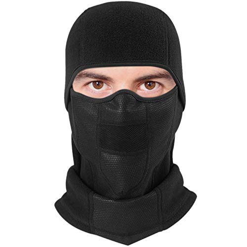 WTACTFUL Fleece Balaclava Cover Face Mask Thermal Keep Warm for Skiing Snowboarding Hunting