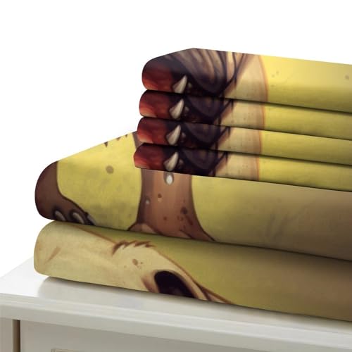 Housse de couette bouledogue français fermeture éclair microfibre - 6