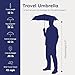 Weatherman Premium Small Compact Mini Umbrella for Travel - Windproof, Compact, Easy Auto Open - Resists Up to 45 MPH Winds - Perfect for Rain, Wind, Backpack, Car - Folding Umbrella, Strong Fiberglass Frame (Sage)
