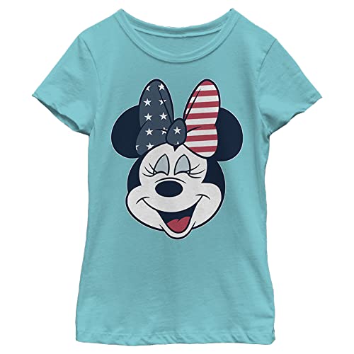 Disney Characters American Bow Girl's Solid Crew Tee