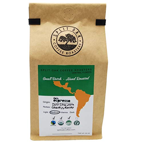 3 Pack Of Perfect Espresso Blend Whole Beans. Africa, Indonesia And South America Best Beans. Balanced Mind Blowing Nona Espresso, Cherry And Earthy Notes, Dark Chocolate, Caramel, Creamy And Walnut Taste. Try Split Oak Coffee Roasters! #TOP1