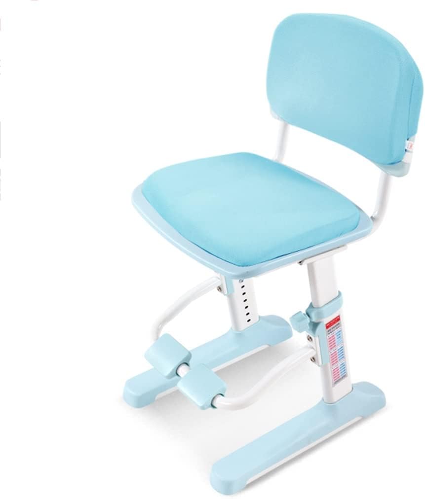 GIZNXBA Kids Desk Chair with Foot Rest, Children Study Chair, Kids Task Chair Learn and Play Chair for School Home Playroom, Colorful Chairs for Teenager, Boys, Girls (Color : /Blue)