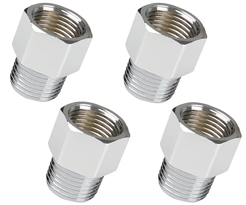 WHK 4er-Pack Messing NPT Reduzieradapter