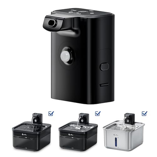 DownyPaws Replacement Battery Compartment Black for Battery Operated Cat Water Fountian DPWFP6