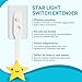 Yellow Star Light Switch Extenders – Fun, Safe, Easy Grip Tool for Kids’ Rooms, Daycare, Nurseries, Accessible Spaces
