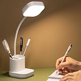LED Desk Lamps, Dimmable Table Lamp, 3 Grade Colour Temperature Adjustment, Foldable Plug-in Reading Lamp, Stepless Dimming Desk Lamp, Table Lamp for College Dorm Room Prime of Day Deals 2024