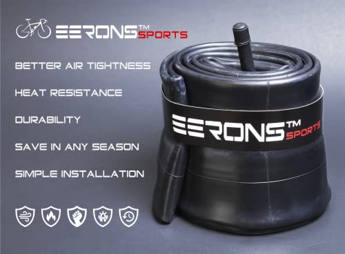 26X4 Inner Tube For Fat Tire Bicycles - Schrader Valve, Fits 26X3-26X4.5 Tires, Butyl Rubber & Metal Valve Cap Included - 2 Pack #TOP4