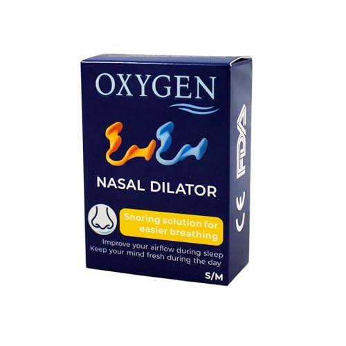 ALL4US® - Dilatatore Nasale in Silicone Medico, Set di 2 Pezzi taglia S/M, Riduce Apnea e Russare, Ideale per Sport e Dormire Sereno, Alternativa a Cerotti Nasali