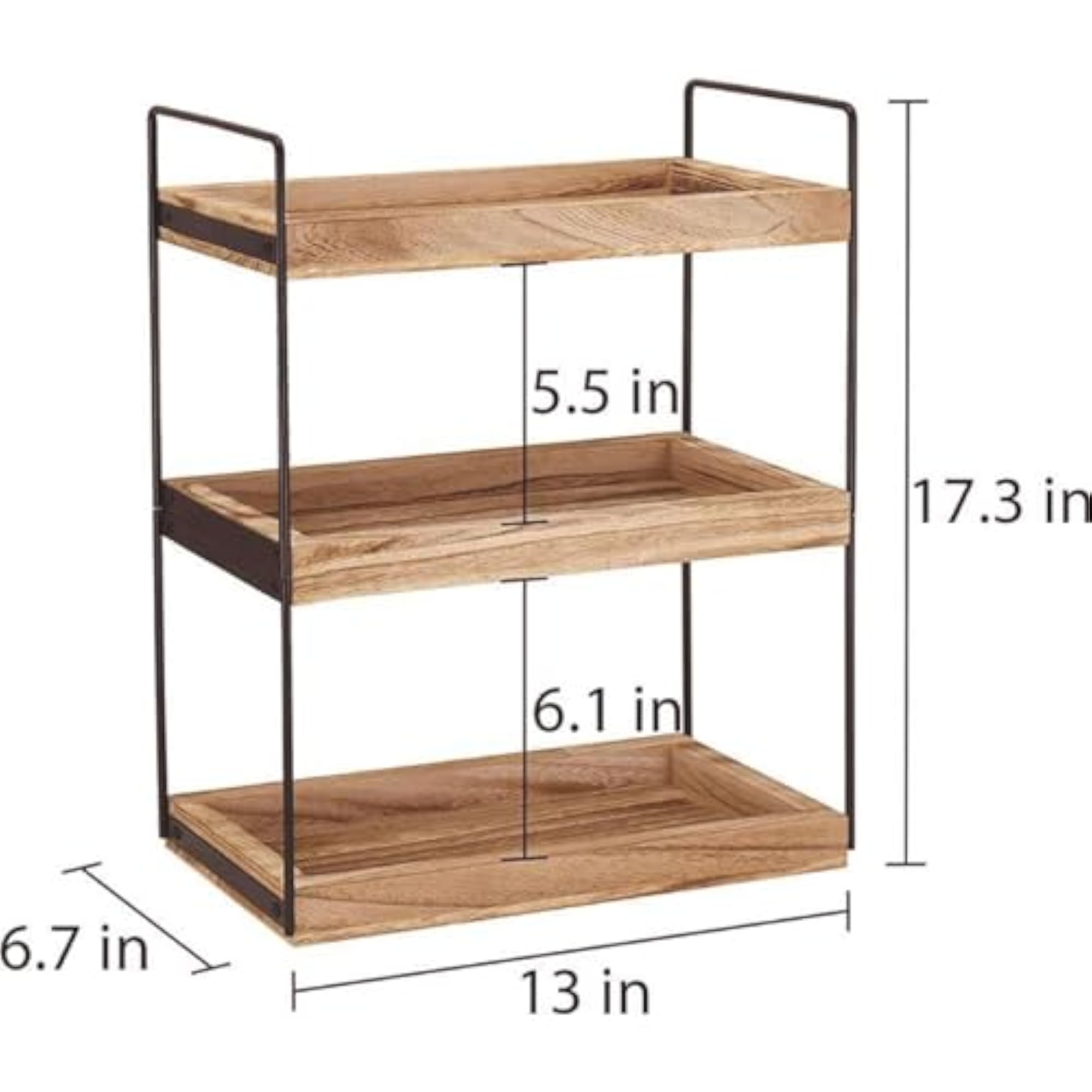 3 Tier Bathroom Sink Organizer, Countertop Storage Shelf