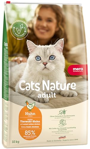 MERA Cats Nature Huhn 10kg Katzenfutter trocken ohne Zucker & Getreide