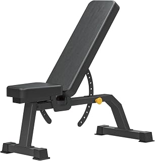 Cometofit Adjustable Weight Bench - Incline Decline Flat Sit-Up Bench, 14 Positions, Heavy-Duty Steel for Home Gym Workouts