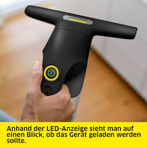 KÄRCHER Akku-Fenstersauger WV Compact Care Extra+ Black – Ansicht 6