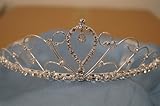 (BIG) Elegant Bridal Wedding Tiara Crown with Crystal Party Accessories DH4059